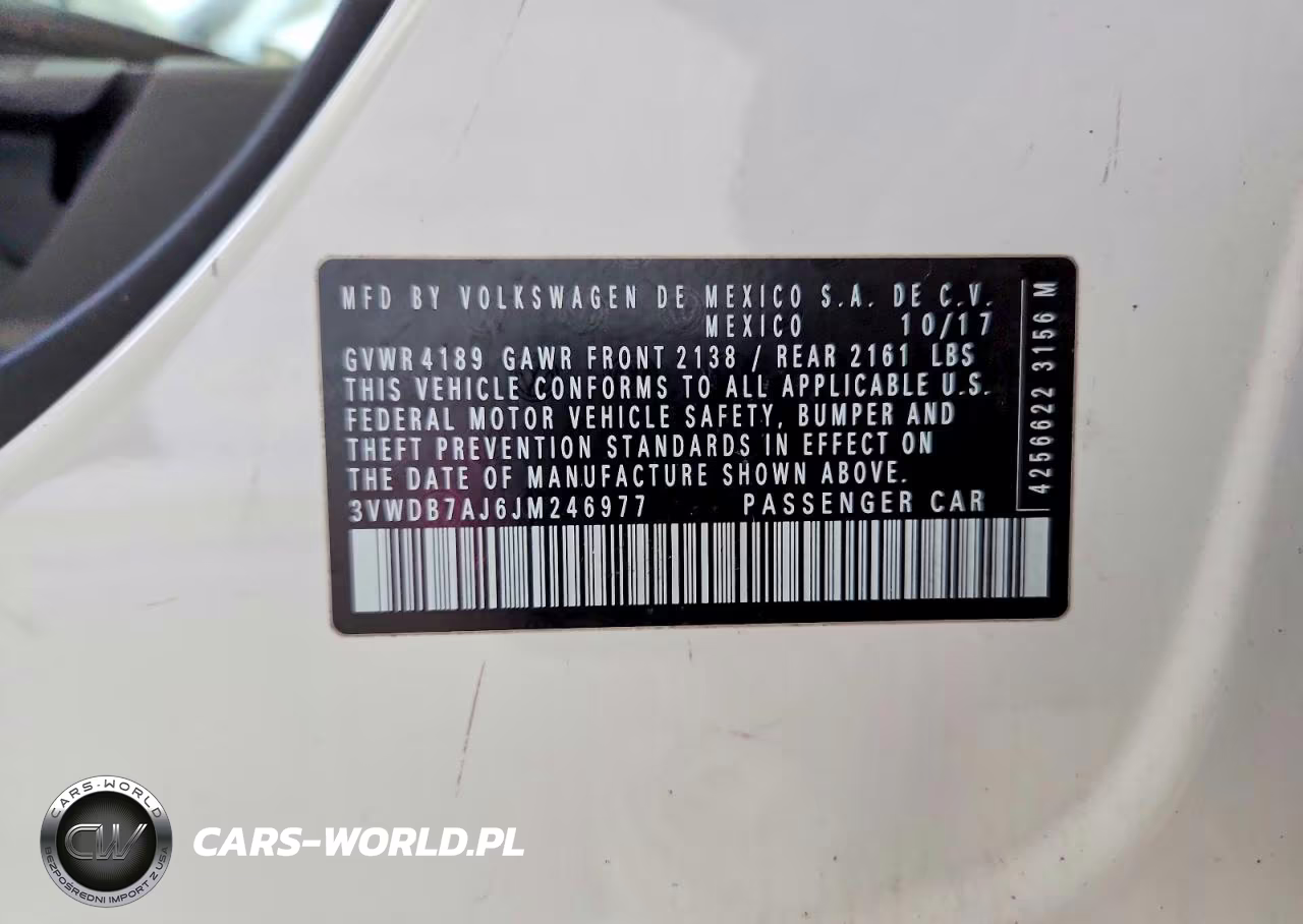 2018 Volkswagen Jetta Se VIN:3VWDB7AJ6JM246977 - 12