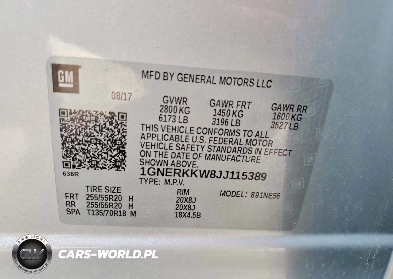 2018 Chevrolet Traverse Premier VIN:1GNERKKW8JJ115389 - 14