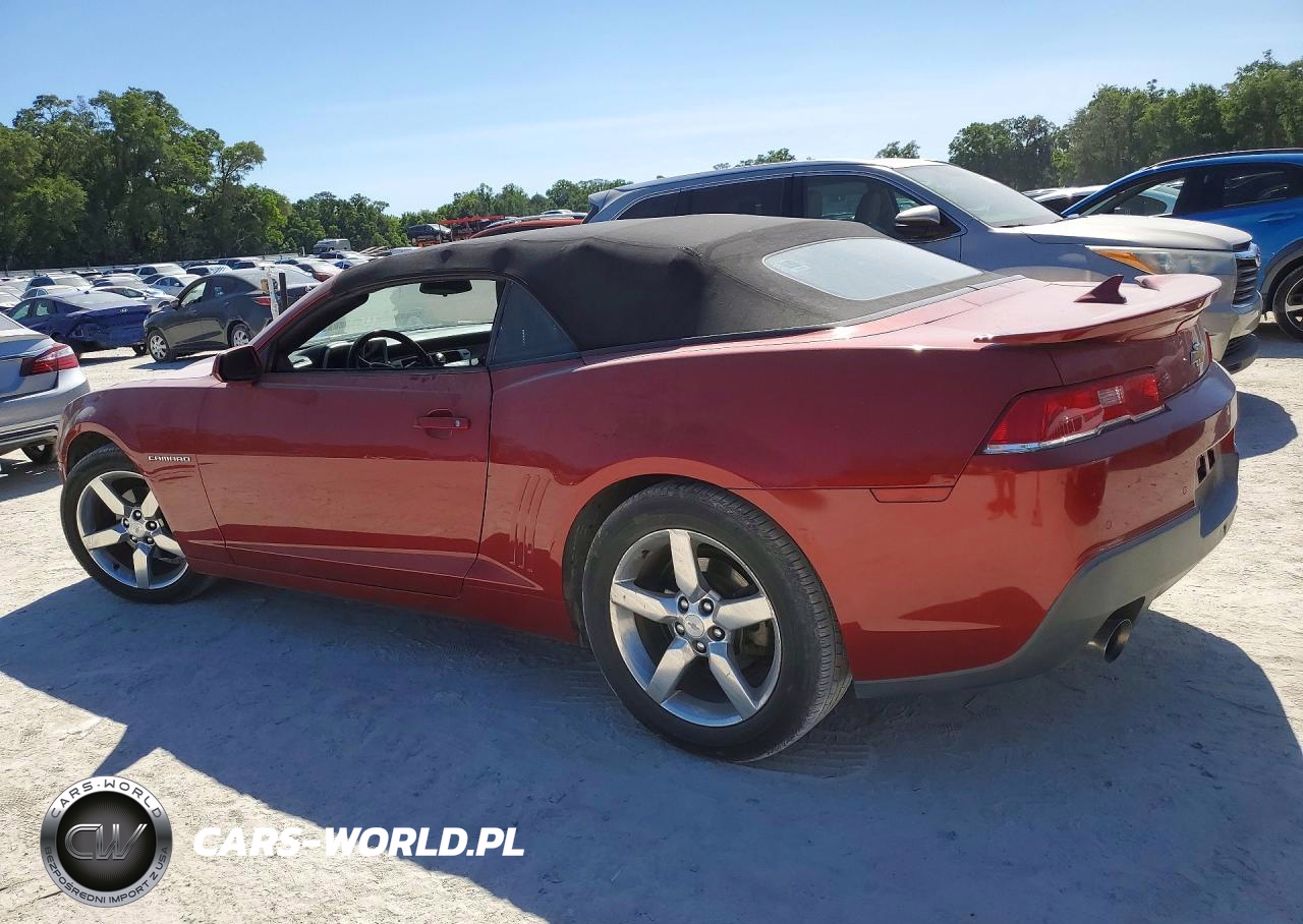 2014 Chevrolet Camaro Lt VIN:2G1FB3D33E9293246 - 2