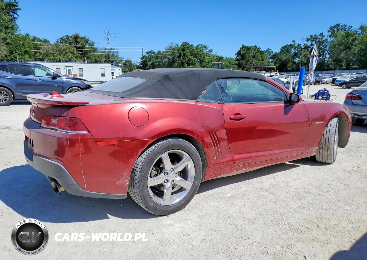 2014 Chevrolet Camaro Lt VIN:2G1FB3D33E9293246 - 3