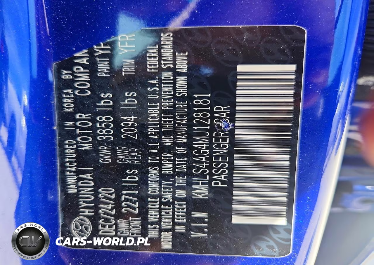 2021 Hyundai Elantra Sel VIN:KMHLS4AG4MU128181 - 13