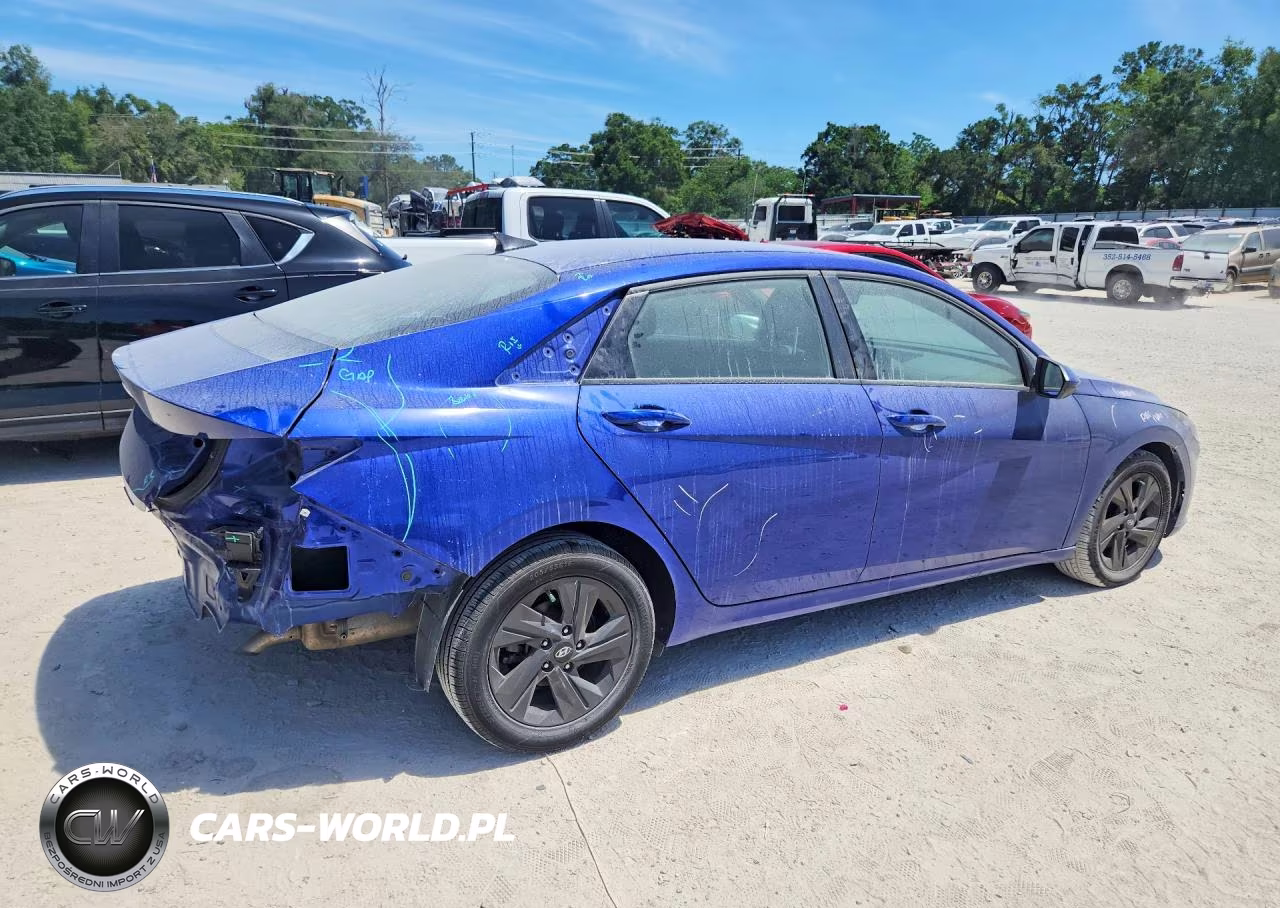 2021 Hyundai Elantra Sel VIN:KMHLS4AG4MU128181 - 3
