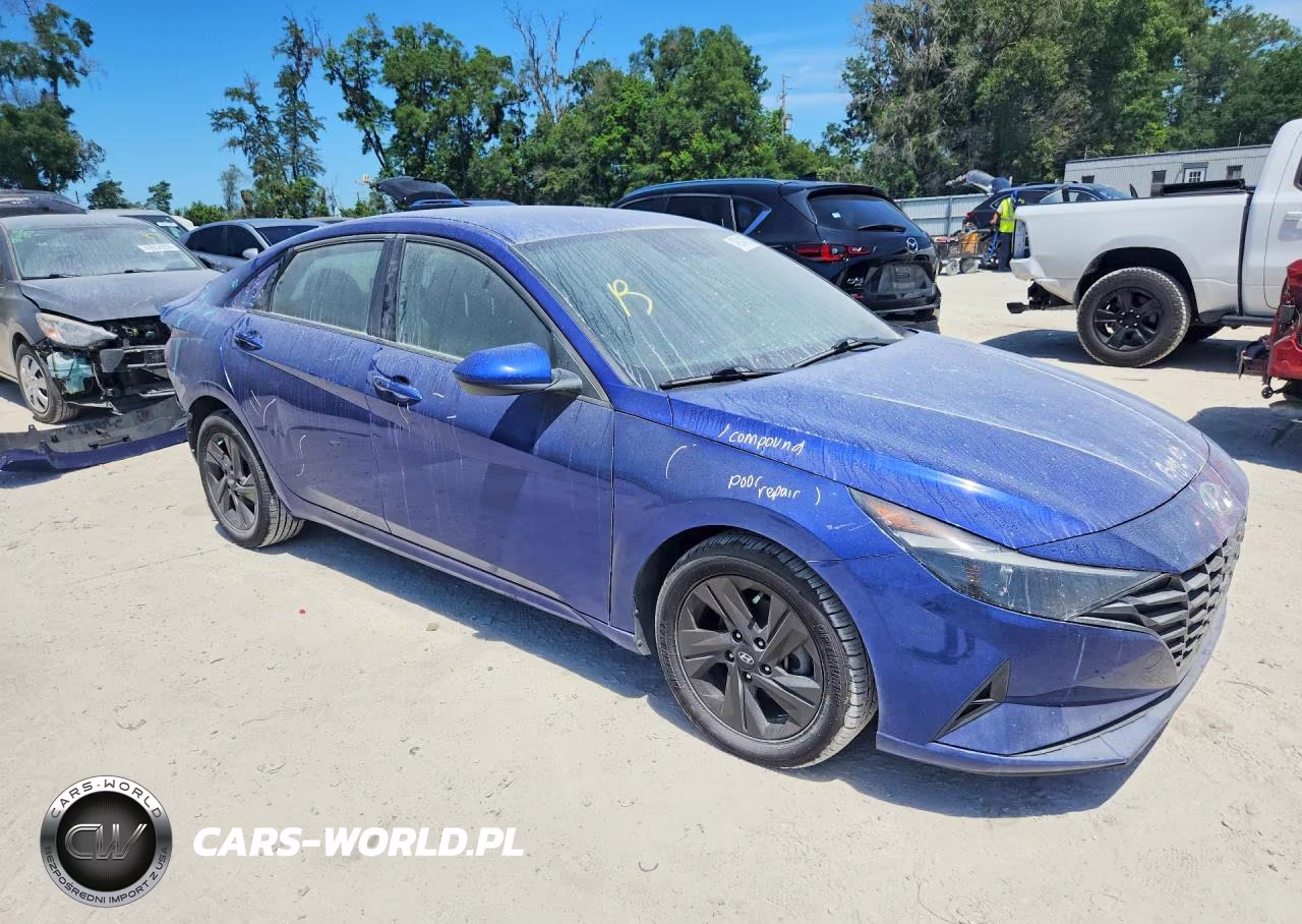2021 Hyundai Elantra Sel VIN:KMHLS4AG4MU128181 - 4