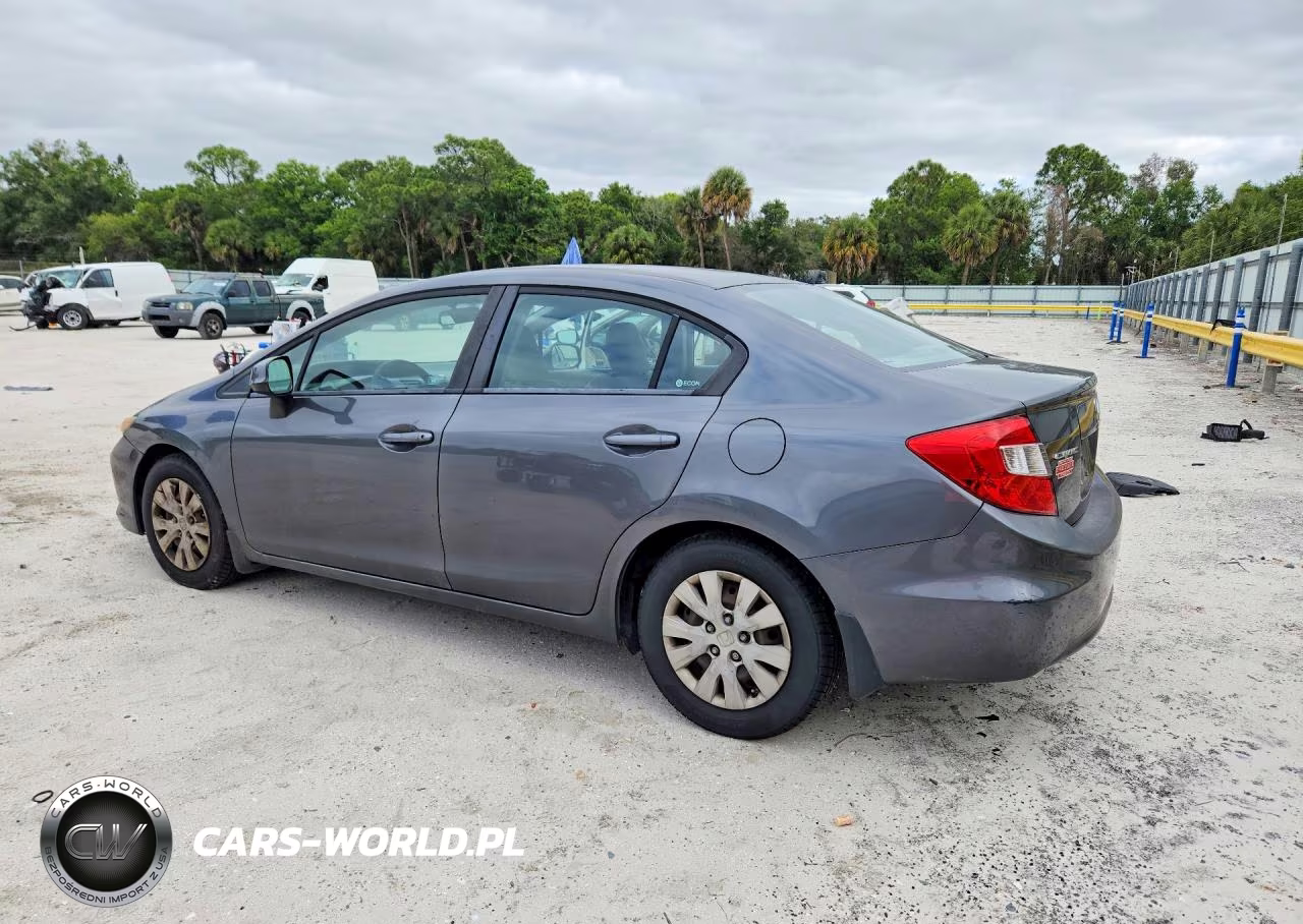 2012 Honda Civic Lx VIN:19XFB2F52CE023908 - 2