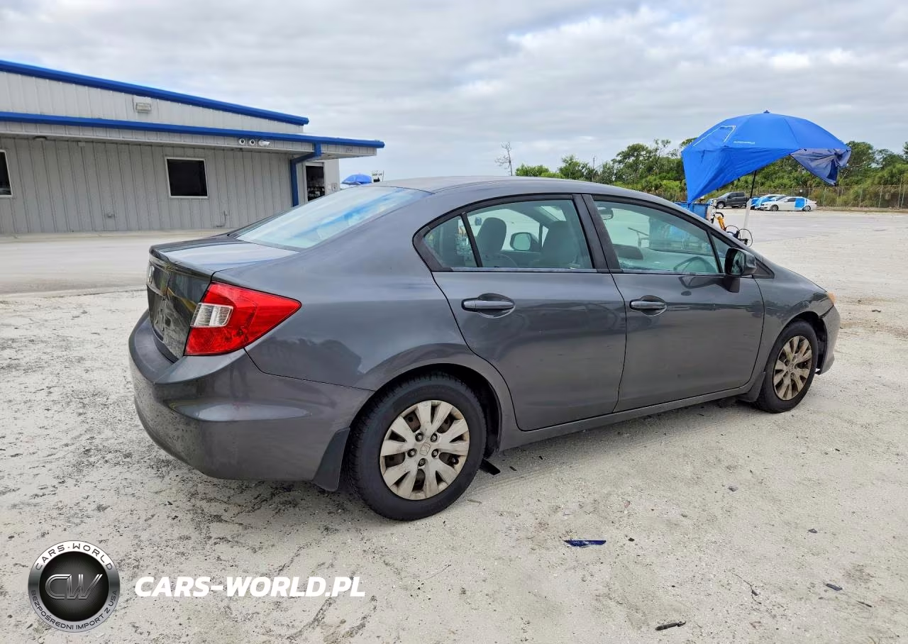 2012 Honda Civic Lx VIN:19XFB2F52CE023908 - 3