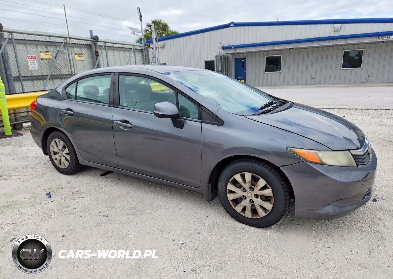 2012 Honda Civic Lx VIN:19XFB2F52CE023908 - 4