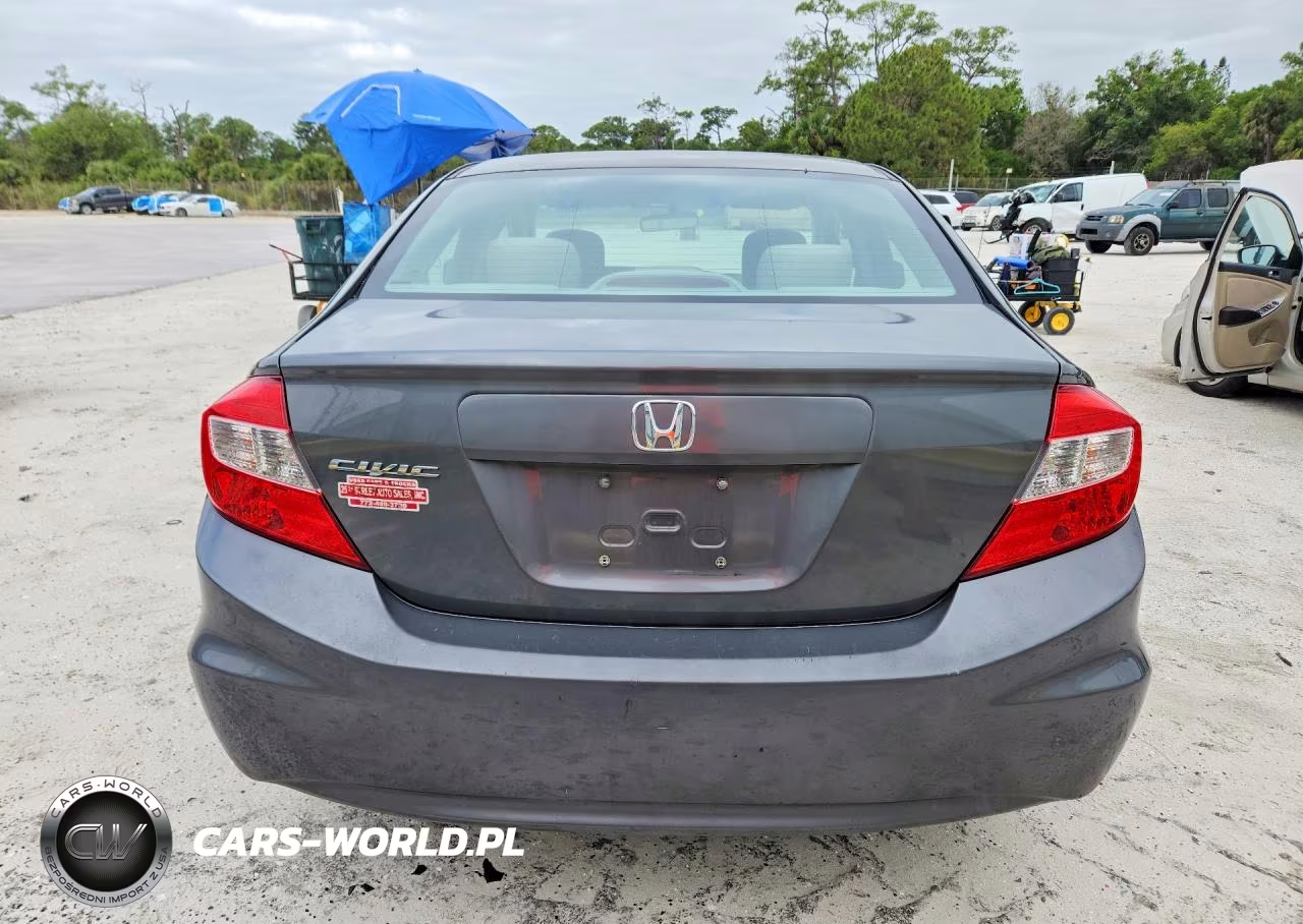 2012 Honda Civic Lx VIN:19XFB2F52CE023908 - 6