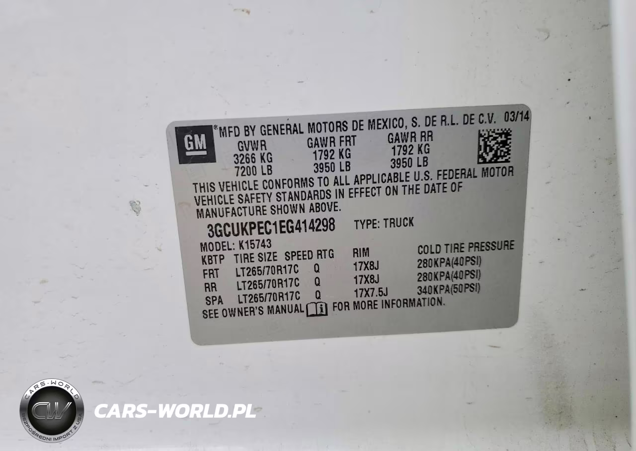 2014 Chevrolet Silverado K1500 VIN:3GCUKPEC1EG414298 - 12