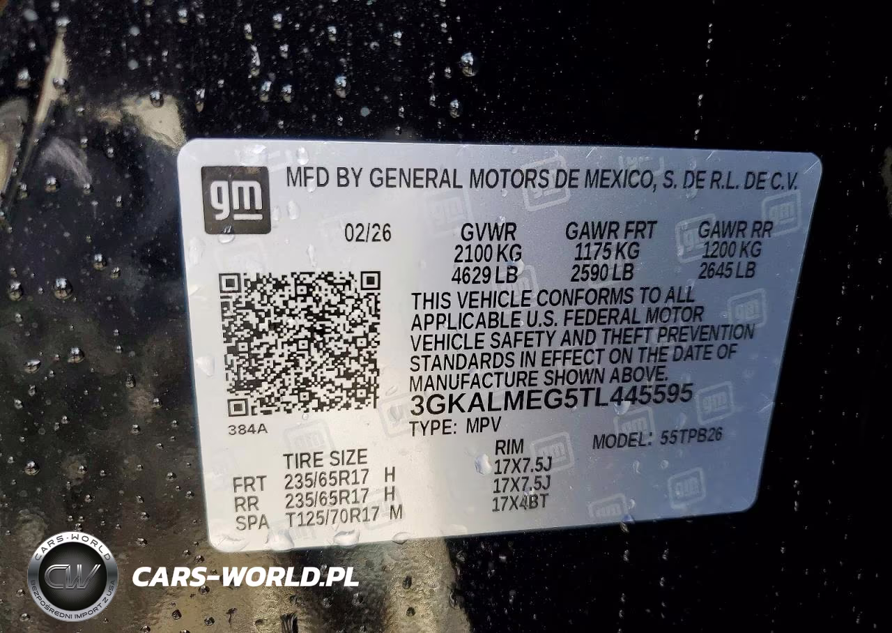 2026 GMC Terrain Elevation VIN:3GKALMEG5TL445595 - 12