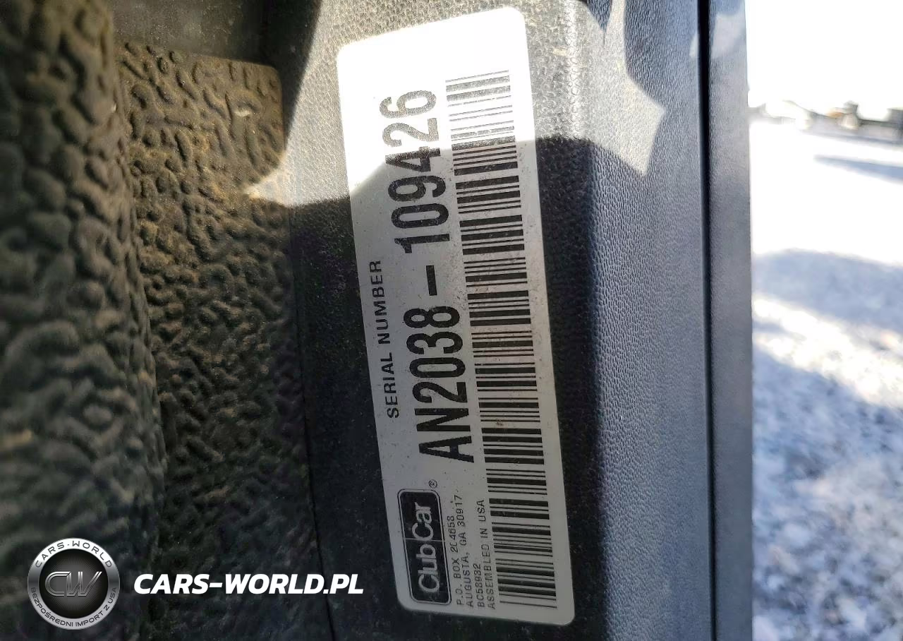 2020 Club Car Tempo Lithium Golf Cart VIN:AN2038109426 - 10