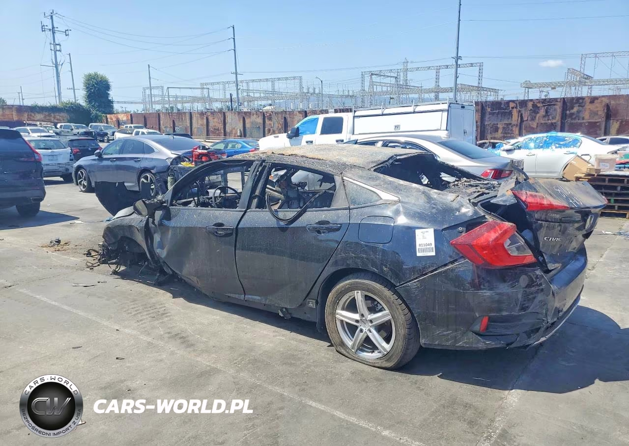 2019 Honda Civic Lx VIN:2HGFC2F65KH544356 - 2