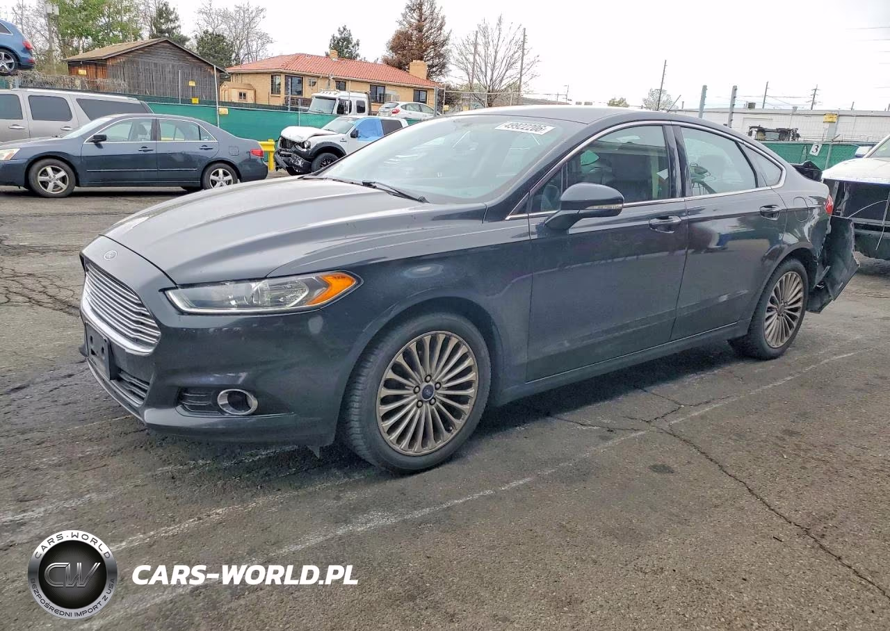 2014 Ford Fusion Titanium VIN:3FA6P0K97ER380758 - 1