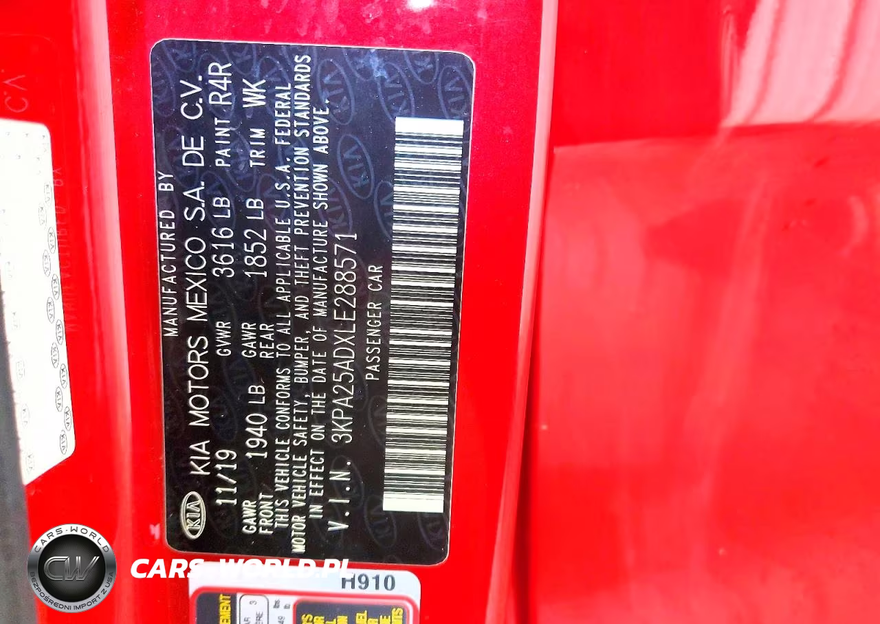 2020 Kia Rio 5-Door S VIN:3KPA25ADXLE288571 - 13