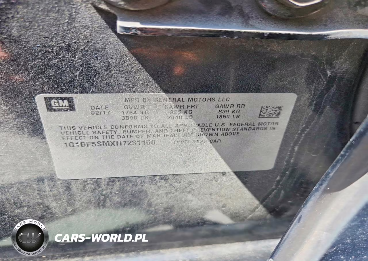 2017 Chevrolet Cruze Premier VIN:1G1BF5SMXH7231150 - 13