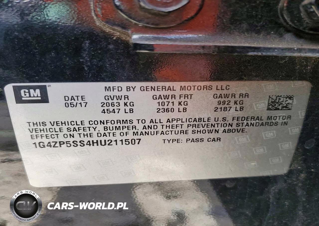 2017 Buick Lacrosse Essence VIN:1G4ZP5SS4HU211507 - 12