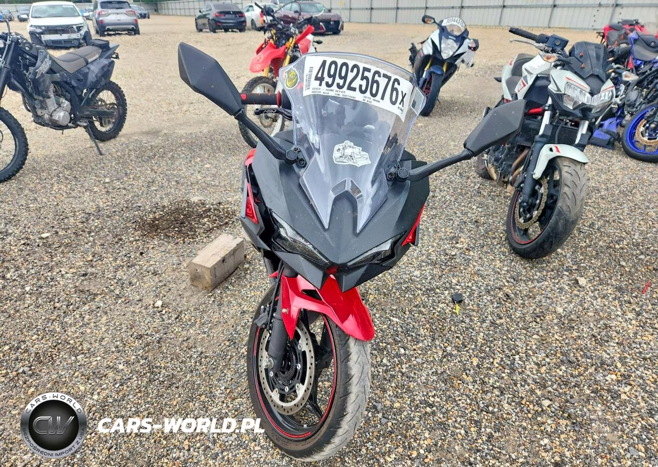 2025 Kawasaki Ex500 A VIN:ML5EXGJ10SDA67630 - 2