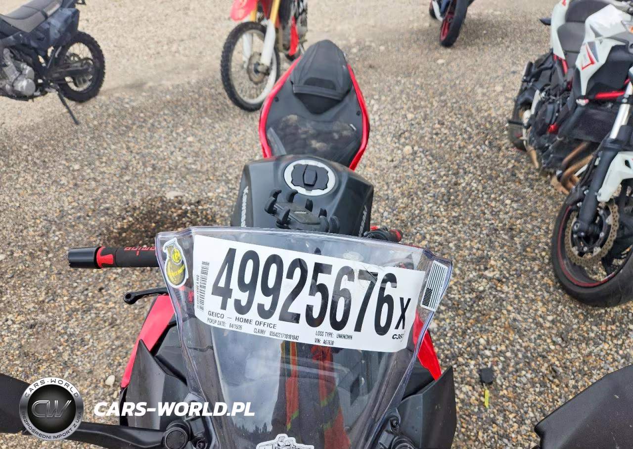 2025 Kawasaki Ex500 A VIN:ML5EXGJ10SDA67630 - 5