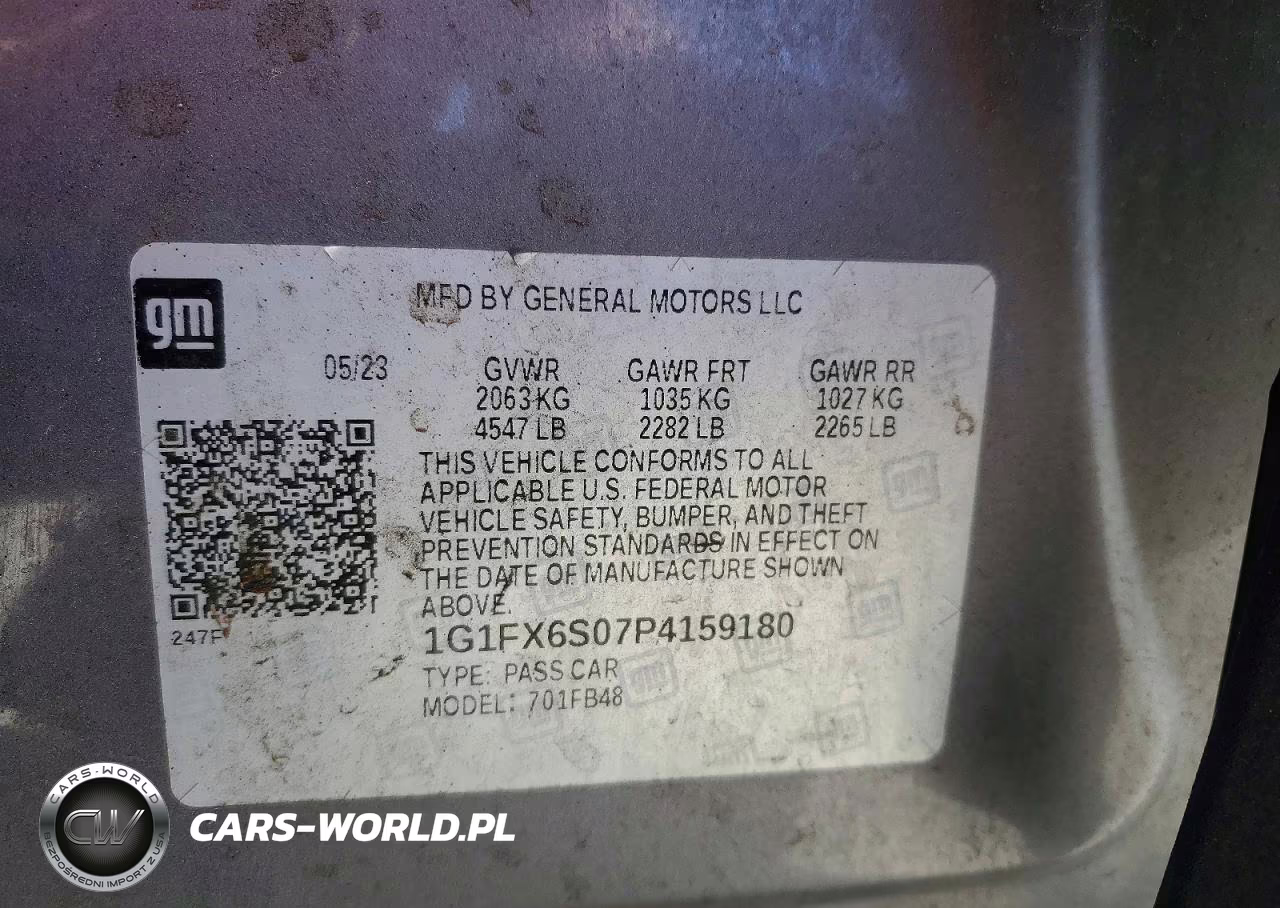 2023 Chevrolet Bolt Ev 2Lt VIN:1G1FX6S07P4159180 - 12