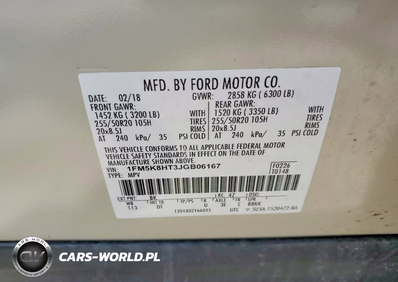 2018 Ford Explorer Platinum VIN:1FM5K8HT3JGB06167 - 14