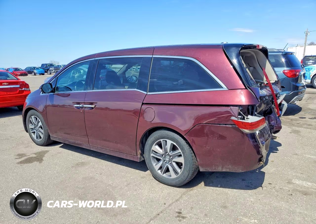 2015 Honda Odyssey Touring VIN:5FNRL5H90FB007698 - 2