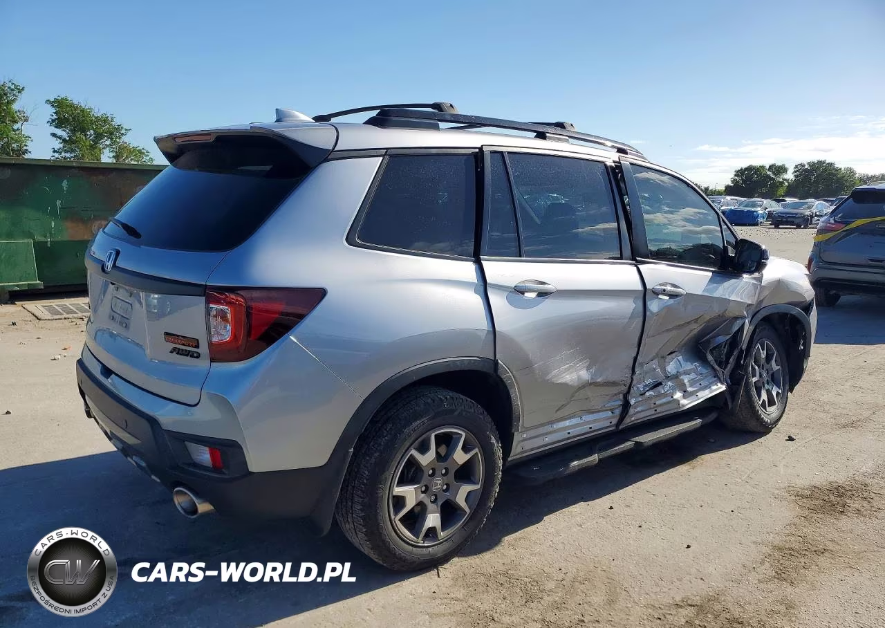 2022 Honda Passport Trail Sport VIN:5FNYF8H65NB005096 - 3