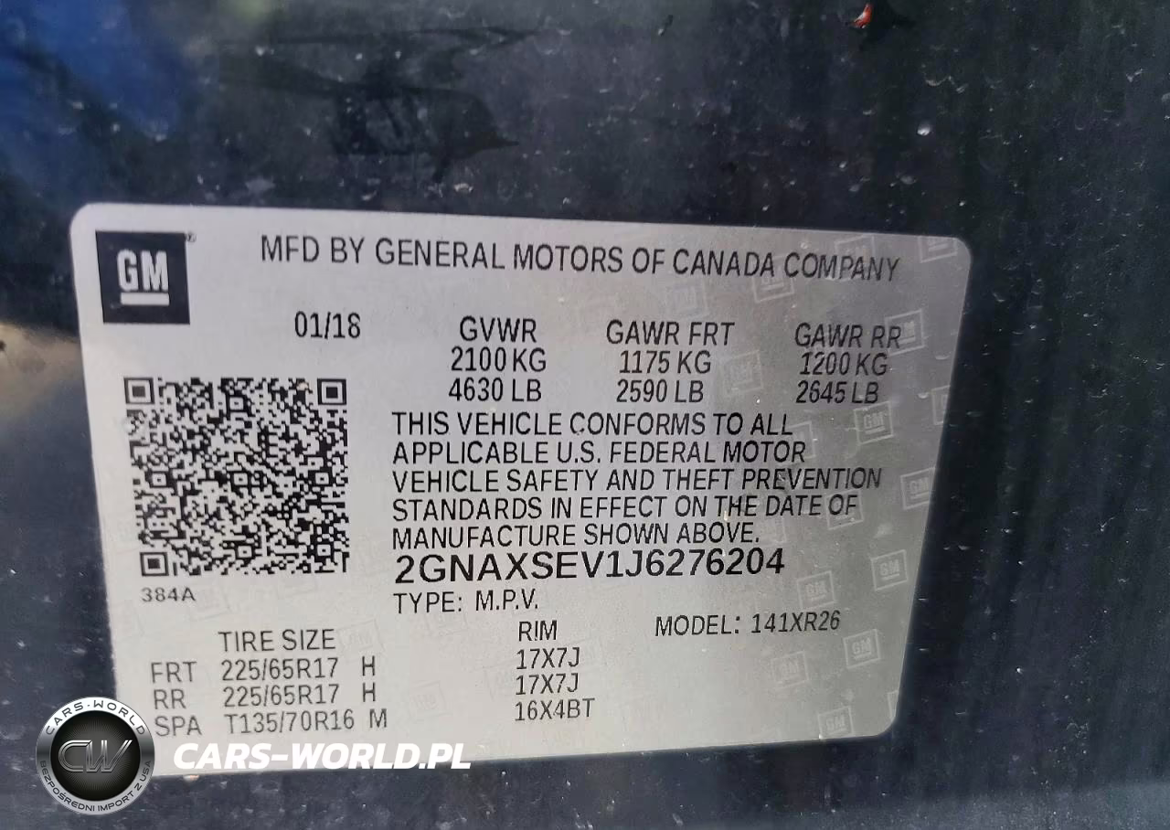 2018 Chevrolet Equinox Lt VIN:2GNAXSEV1J6276204 - 13