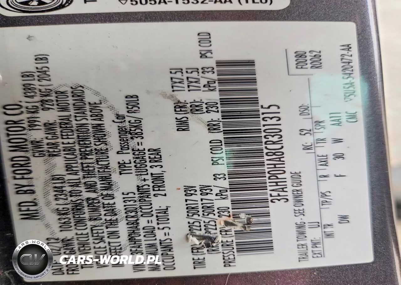 2012 Ford Fusion Se VIN:3FAHP0HA8CR301315 - 13