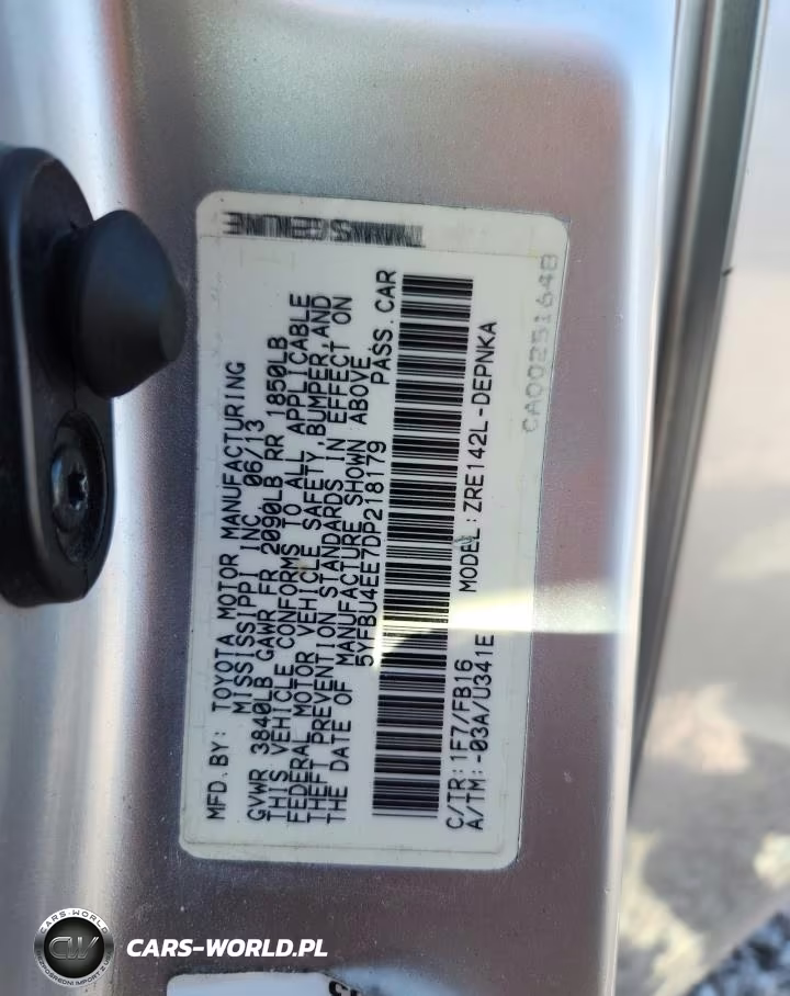 2013 Toyota Corolla Le VIN:5YFBU4EE7DP218179 - 12
