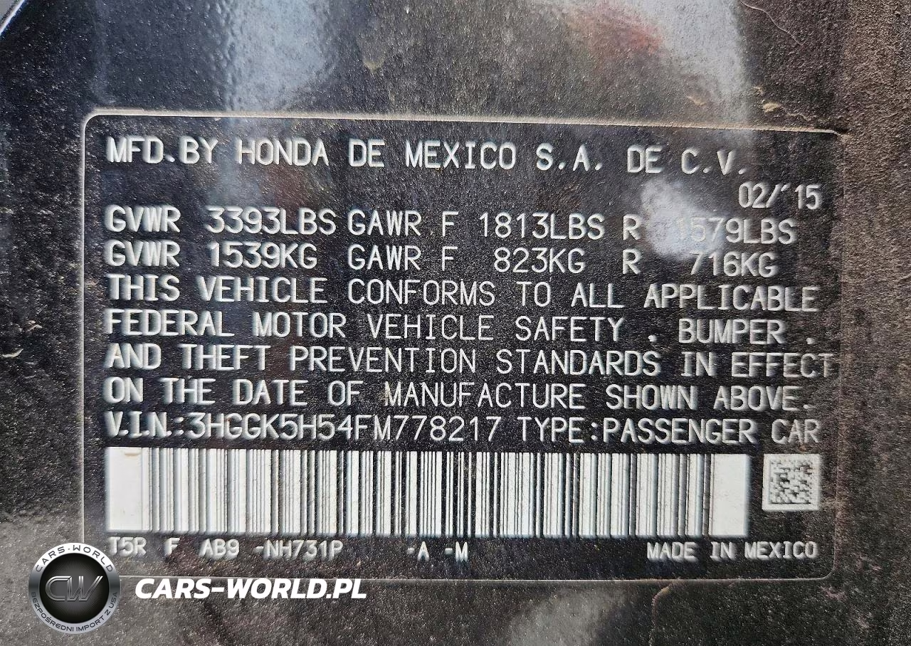 2015 Honda Fit Lx VIN:3HGGK5H54FM778217 - 13