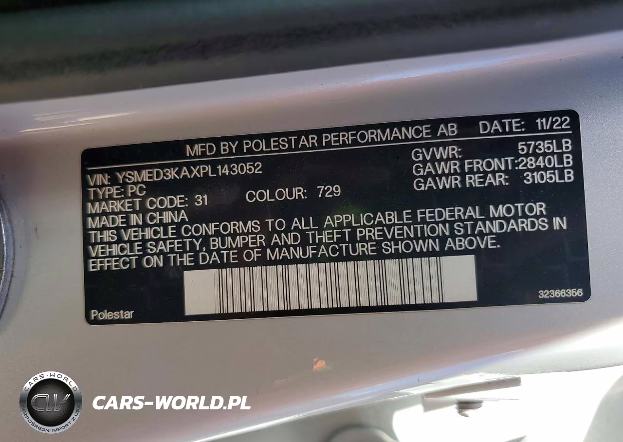 2023 Polestar 2 VIN:YSMED3KAXPL143052 - 13