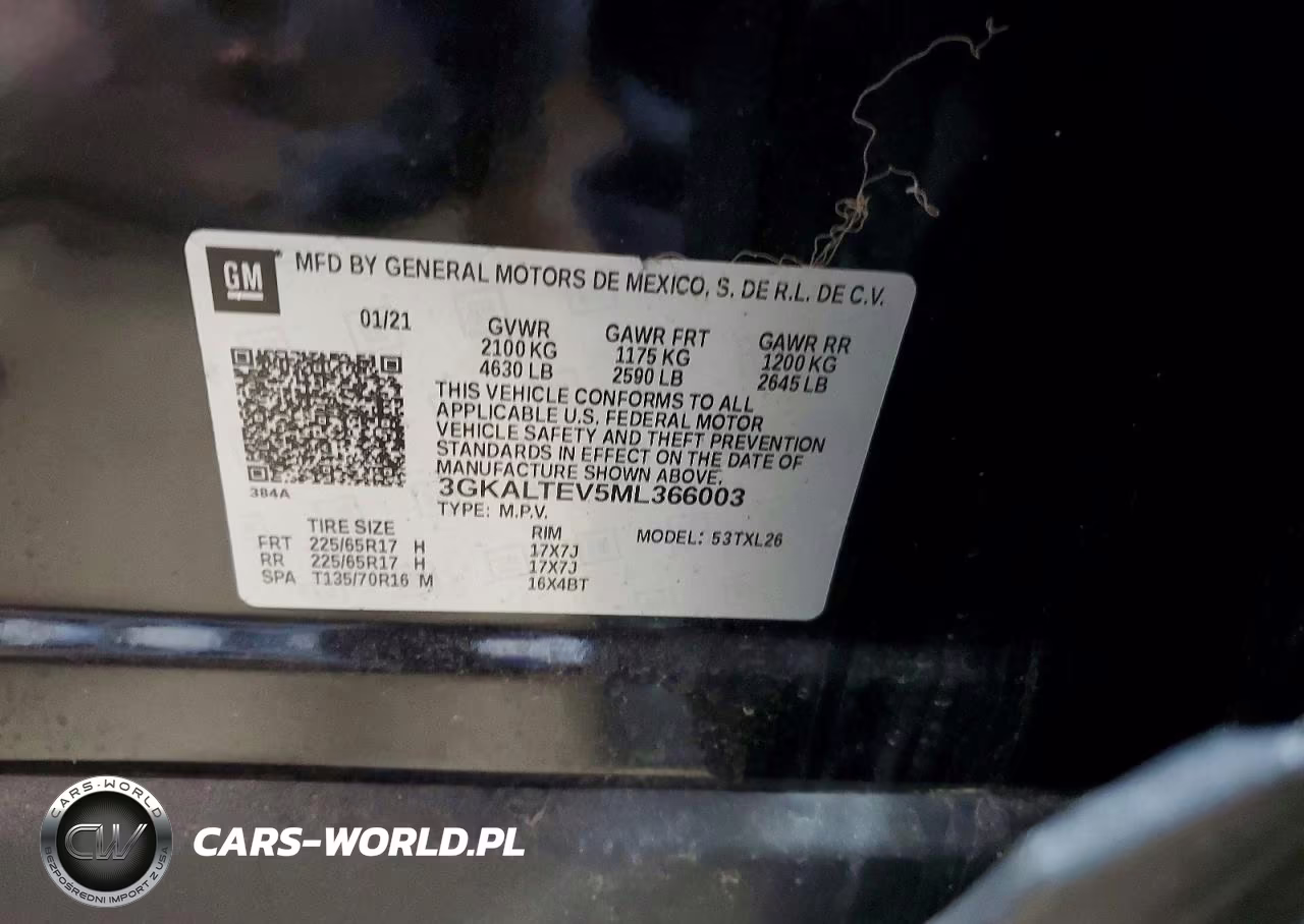 2021 GMC Terrain Sle VIN:3GKALTEV5ML366003 - 13