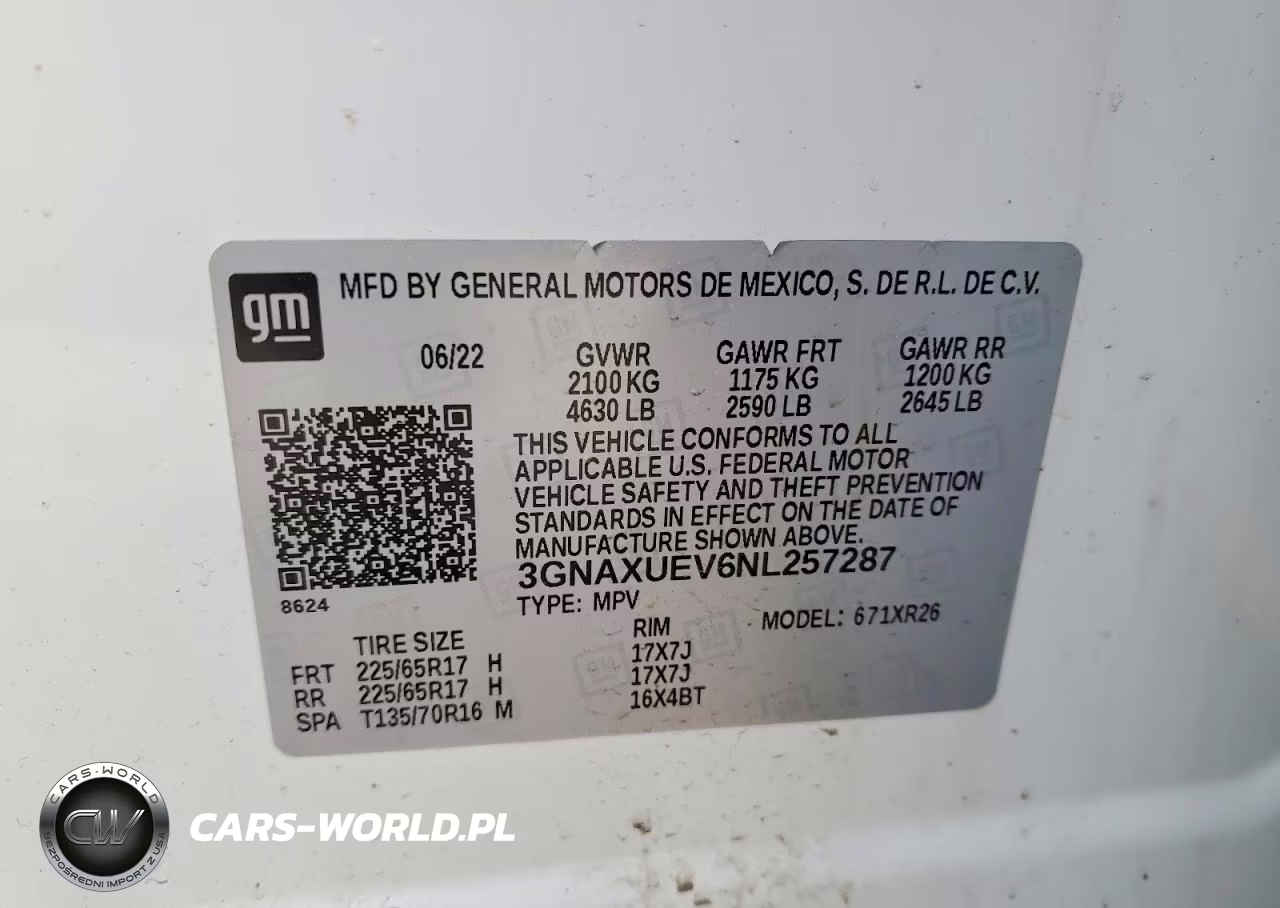 2022 Chevrolet Equinox Lt VIN:3GNAXUEV6NL257287 - 13