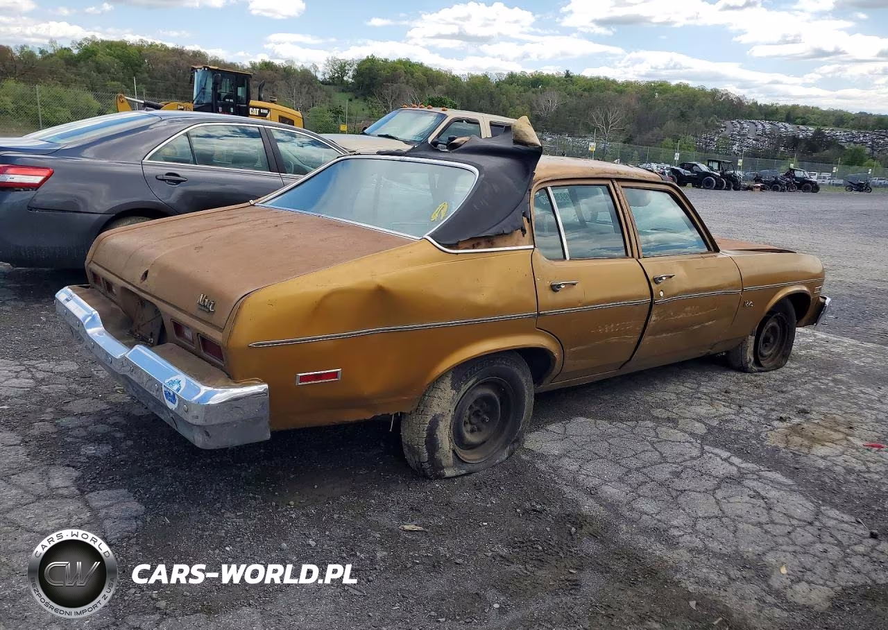 1974 Chevrolet Nova VIN:1X69H4W237662 - 3