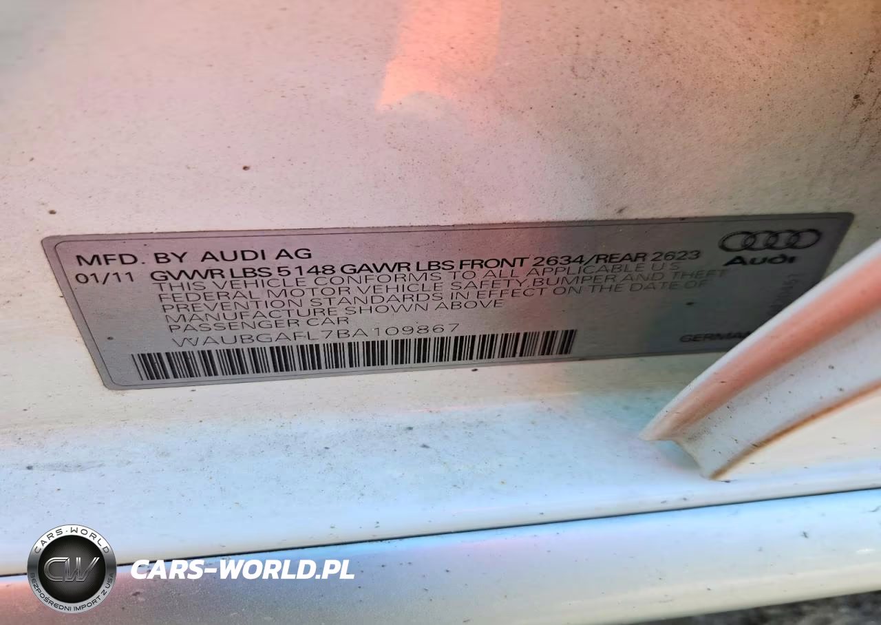 2011 Audi S4 Premium Plus VIN:WAUBGAFL7BA109867 - 12