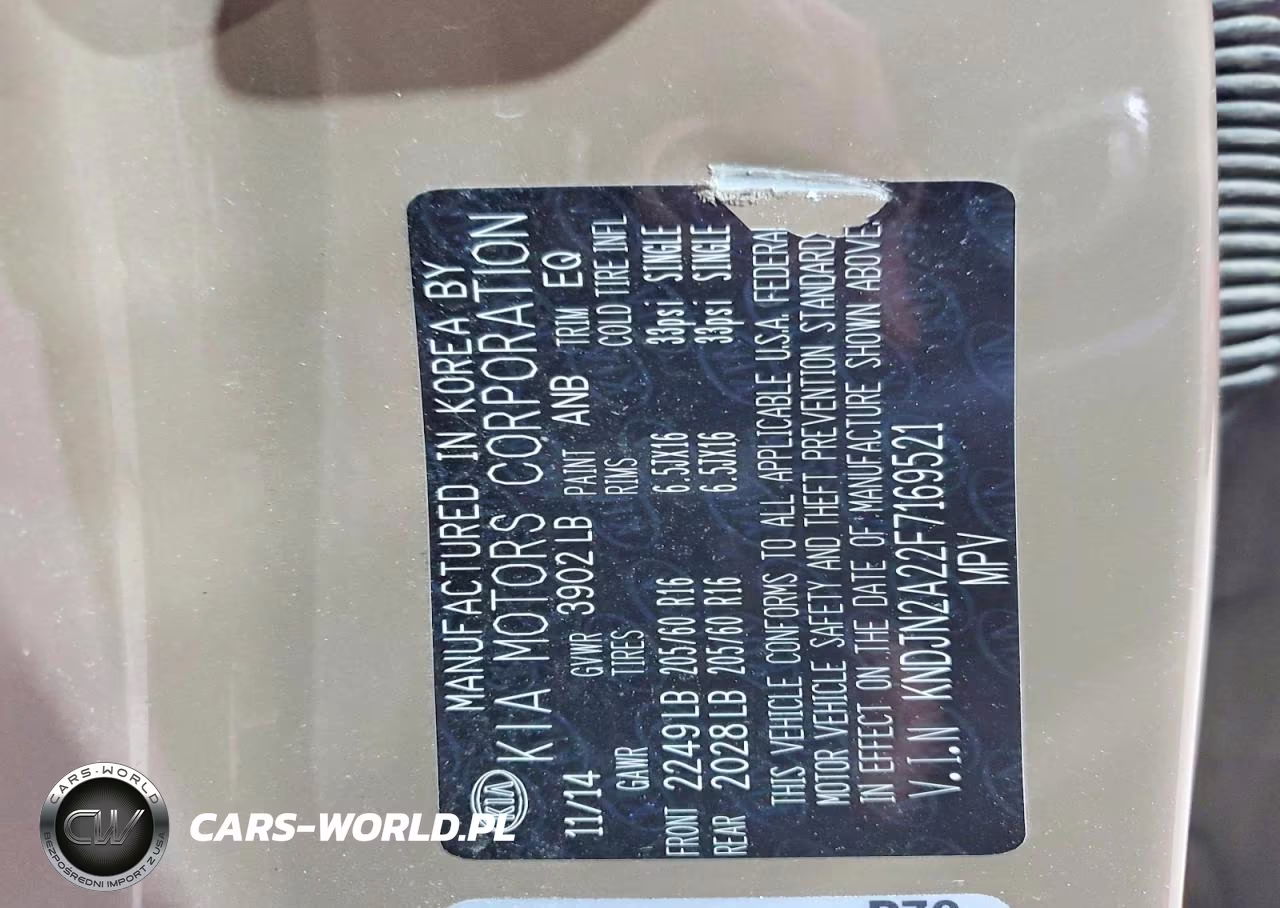 2015 Kia Soul Base VIN:KNDJN2A22F7169521 - 13