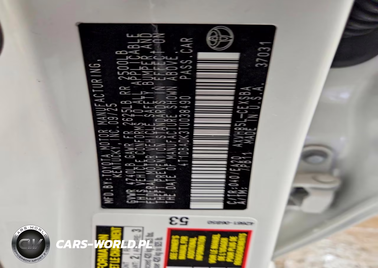 2026 Toyota Camry Nightshade VIN:4T1DBADK3TU038490 - 12