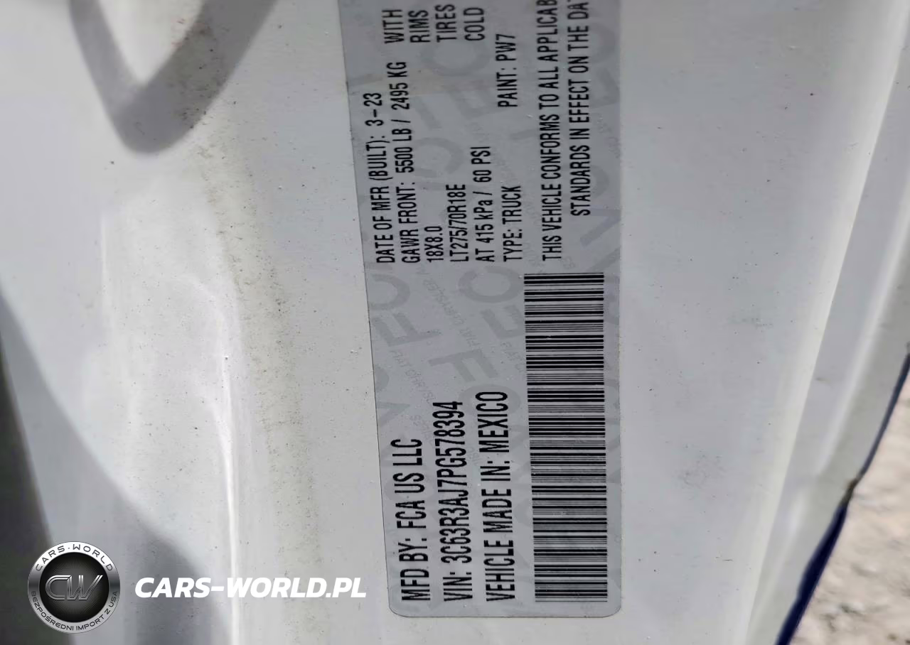 2023 Ram 3500 Tradesman VIN:3C63R3AJ7PG578394 - 12