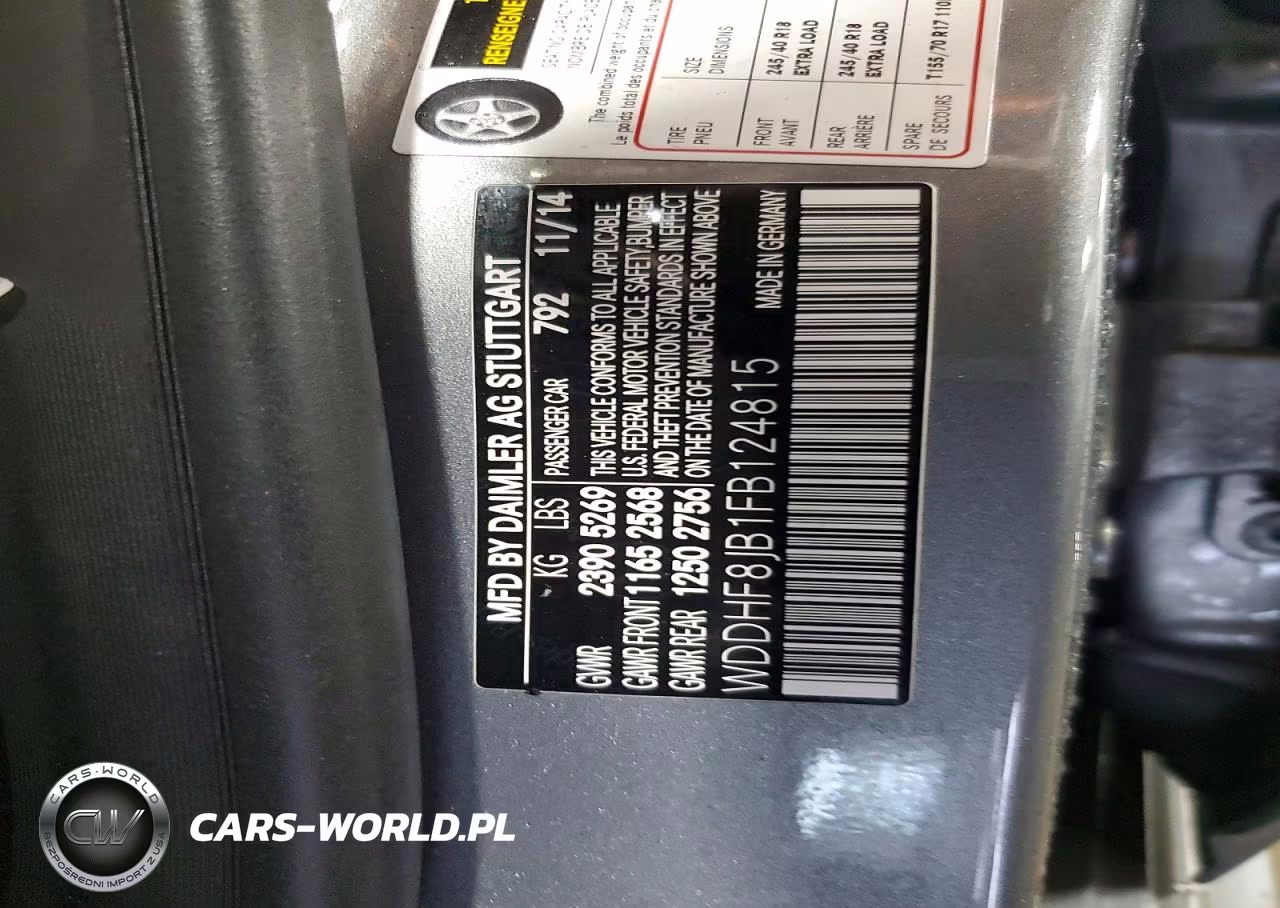 2015 Mercedes-Benz E 350 4Matic VIN:WDDHF8JB1FB124815 - 12