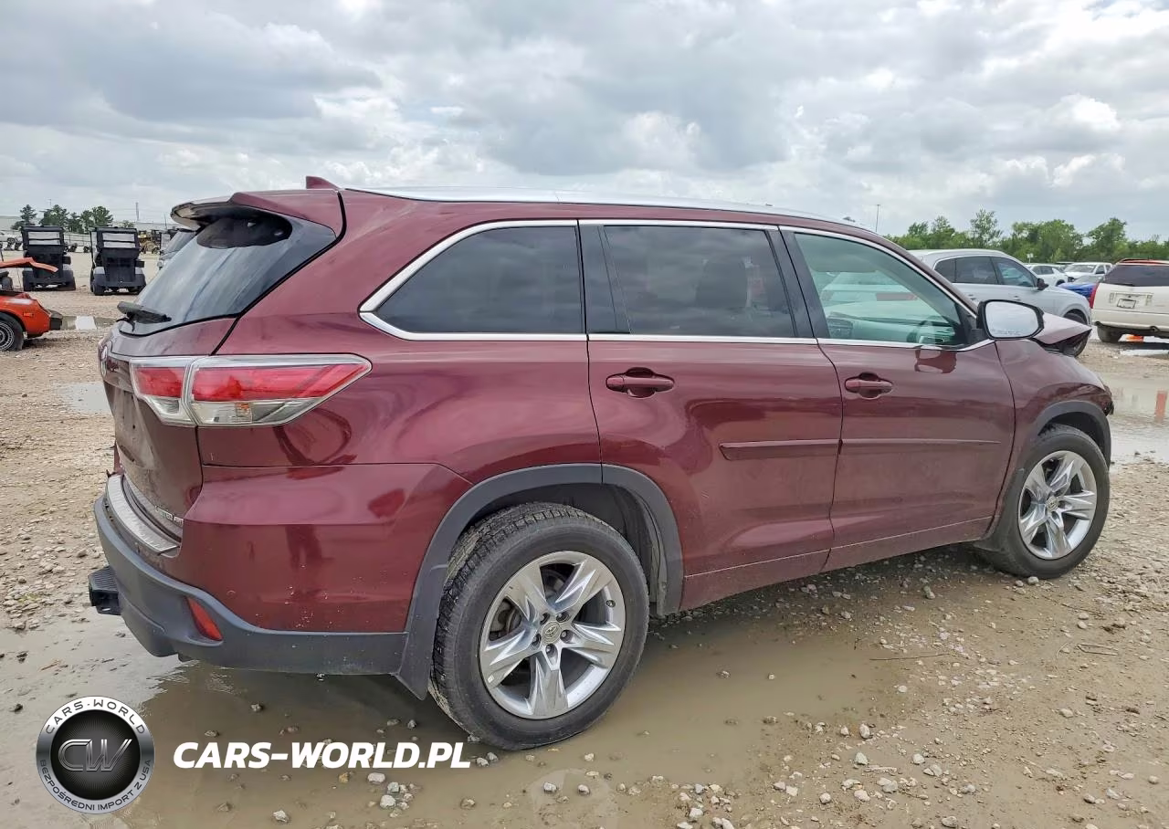 2014 Toyota Highlander Limited VIN:5TDDKRFH7ES065848 - 3