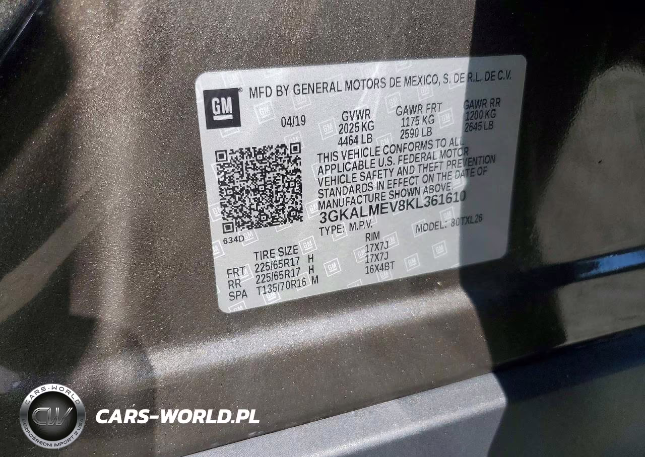 2019 GMC Terrain Sle VIN:3GKALMEV8KL361610 - 14
