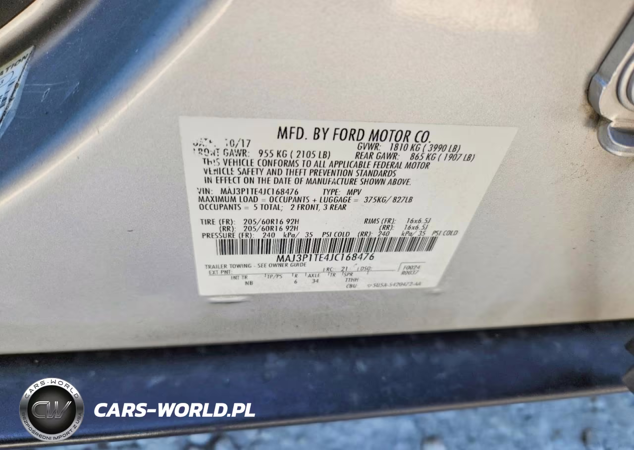 2018 Ford Ecosport Se VIN:MAJ3P1TE4JC168476 - 13
