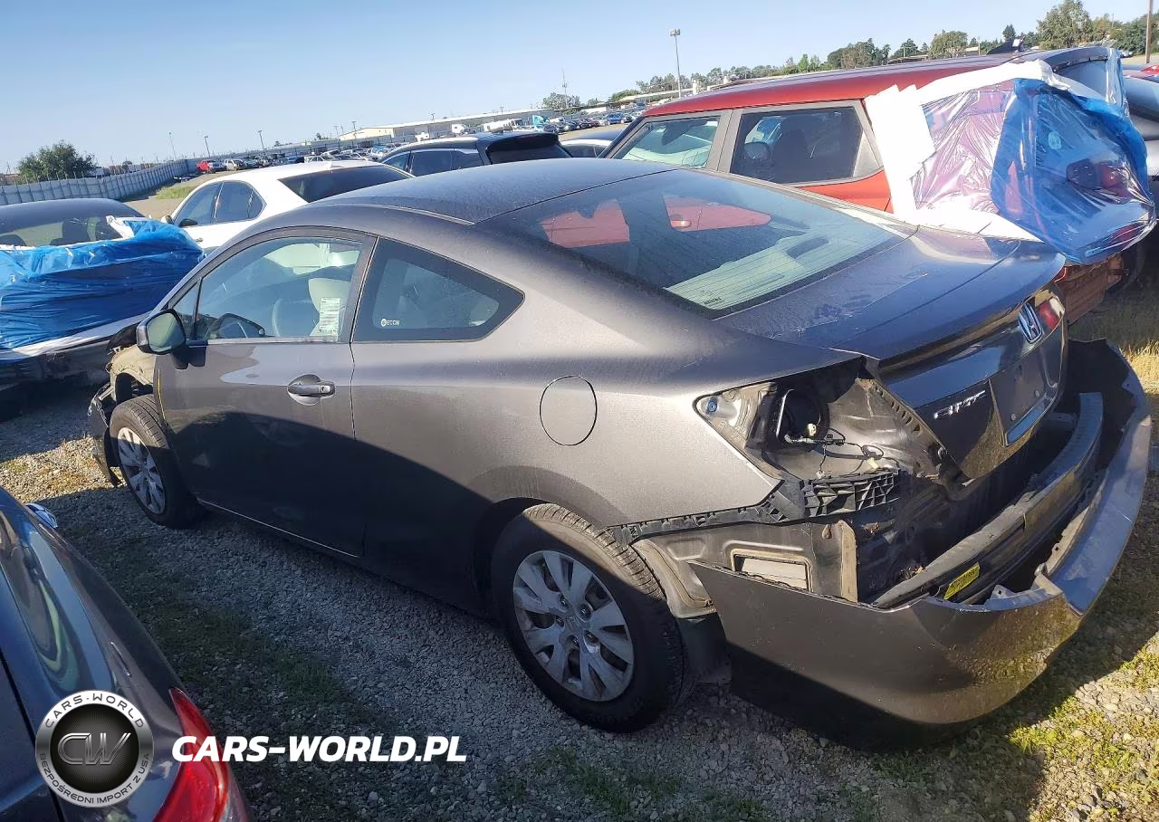 2012 Honda Civic Lx VIN:2HGFG3B52CH566565 - 2