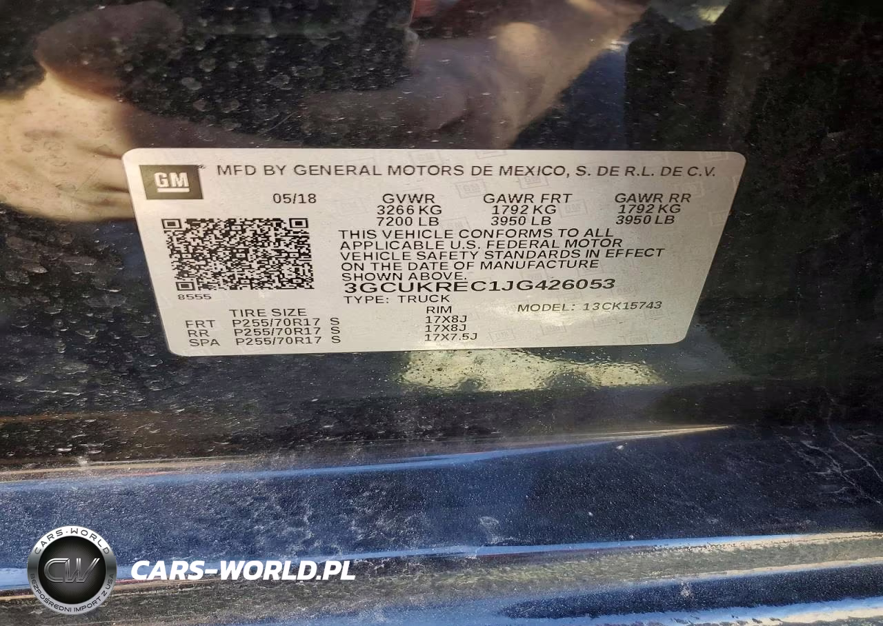 2018 Chevrolet Silverado K1500 Lt VIN:3GCUKREC1JG426053 - 12