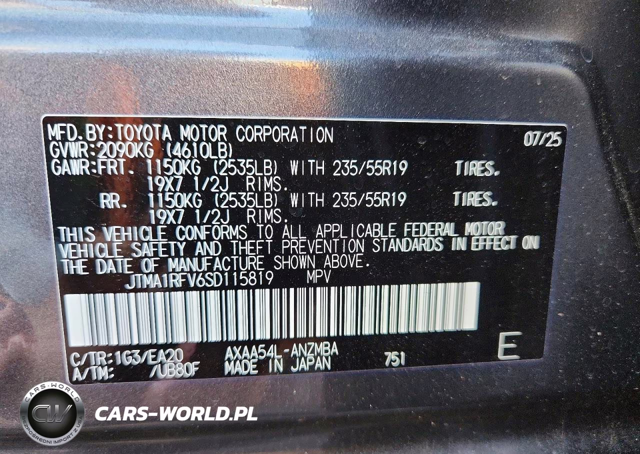 2025 Toyota Rav4 Xle Premium VIN:JTMA1RFV6SD115819 - 13