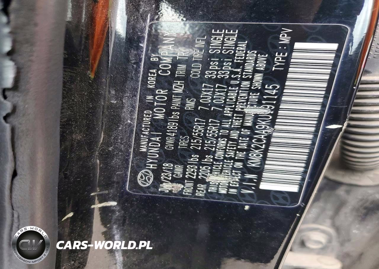 2019 Hyundai Kona Sel VIN:KM8K2CAA9KU191145 - 12