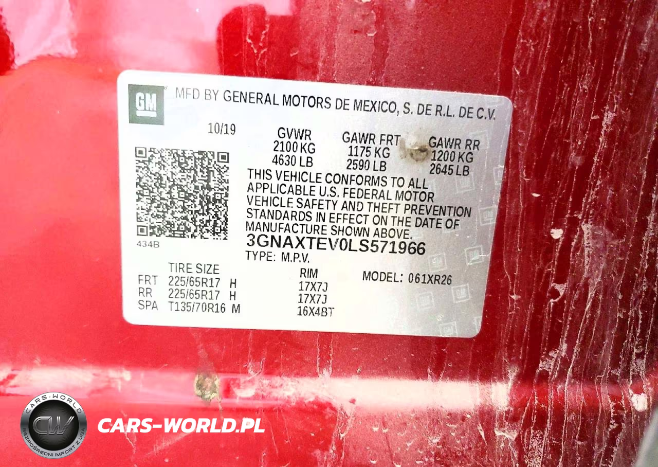 2020 Chevrolet Equinox Lt VIN:3GNAXTEV0LS571966 - 12