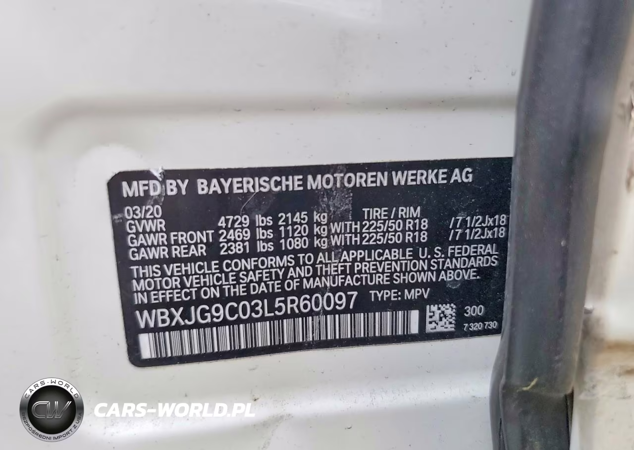 2020 BMW X1 xDrive28I VIN:WBXJG9C03L5R60097 - 13