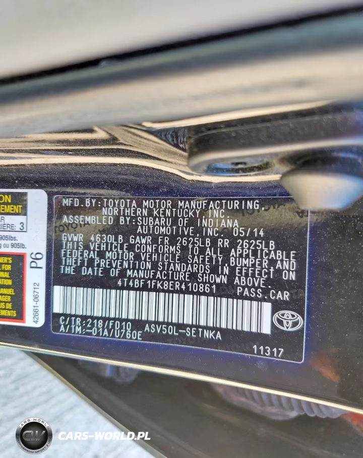 2014 Toyota Camry Le VIN:4T4BF1FK8ER410861 - 13