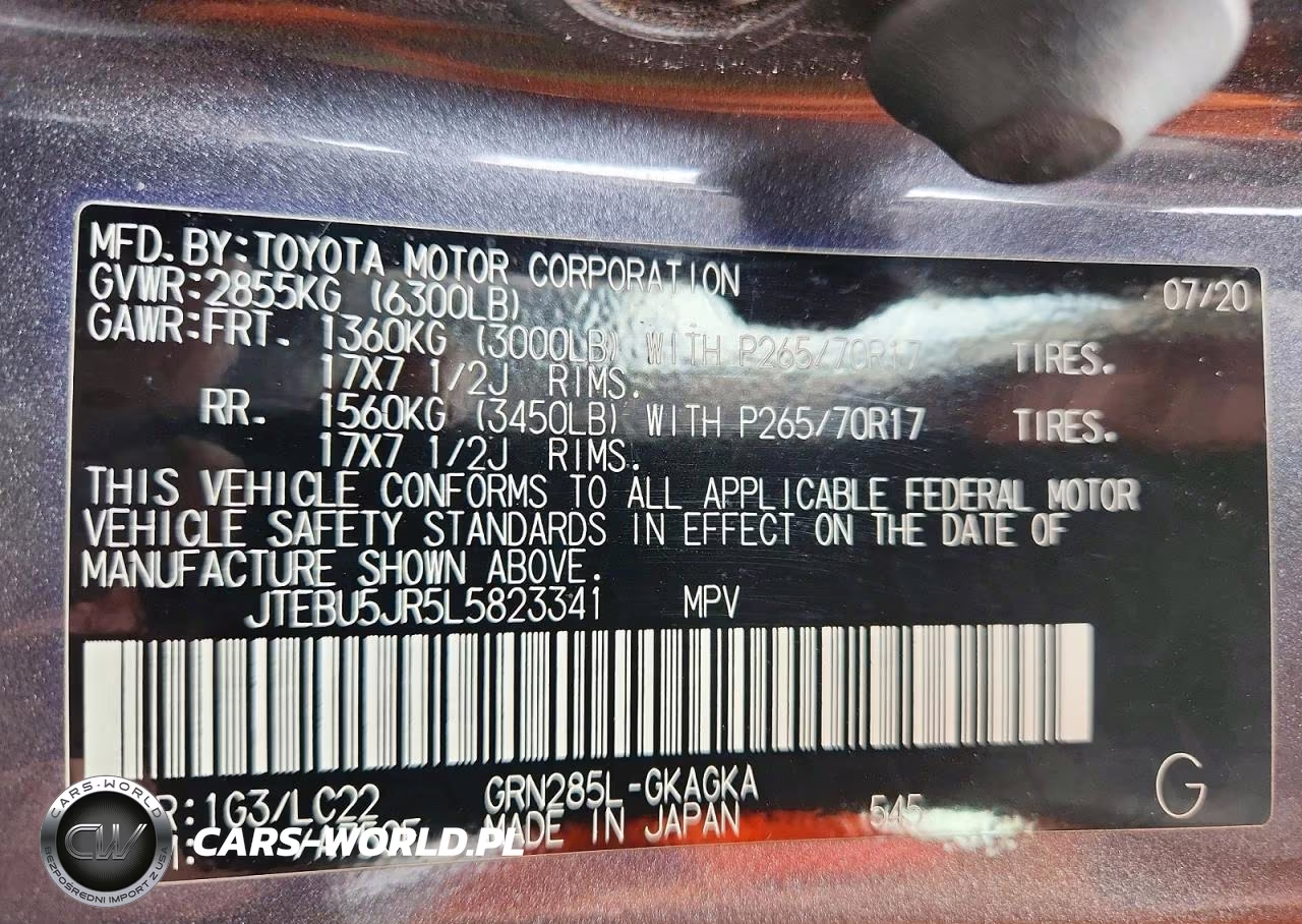 2020 Toyota 4Runner Trd Off-Road Premium VIN:JTEBU5JR5L5823341 - 13