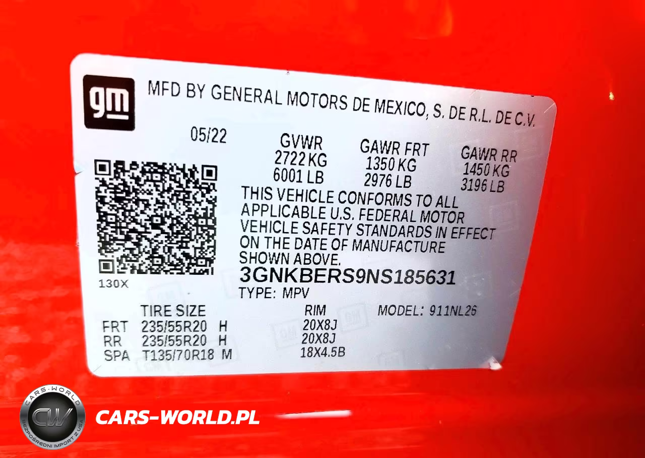 2022 Chevrolet Blazer Rs VIN:3GNKBERS9NS185631 - 14